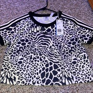 NWT Adidas Cropped Shirt